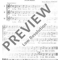 Im Frühtau zu Berge - Choral Score