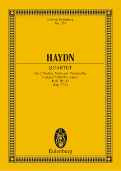 String Quartet F major - Full Score