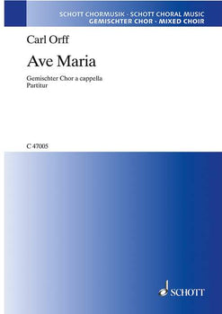 Ave Maria - Choral Score