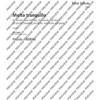 Molto tranquillo - Score and Parts