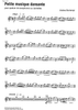 Petite musique dansante (Little dancing music) - Bass Clarinet