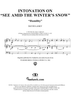 Intonation on "See Amid the Winter's Snow" - Organ
