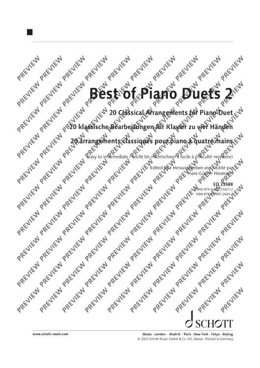 Best of Piano Duets 2