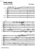 Ironic march - Score