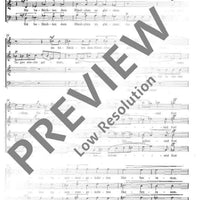 Auf verschleierten Schaukeln - Choral Score