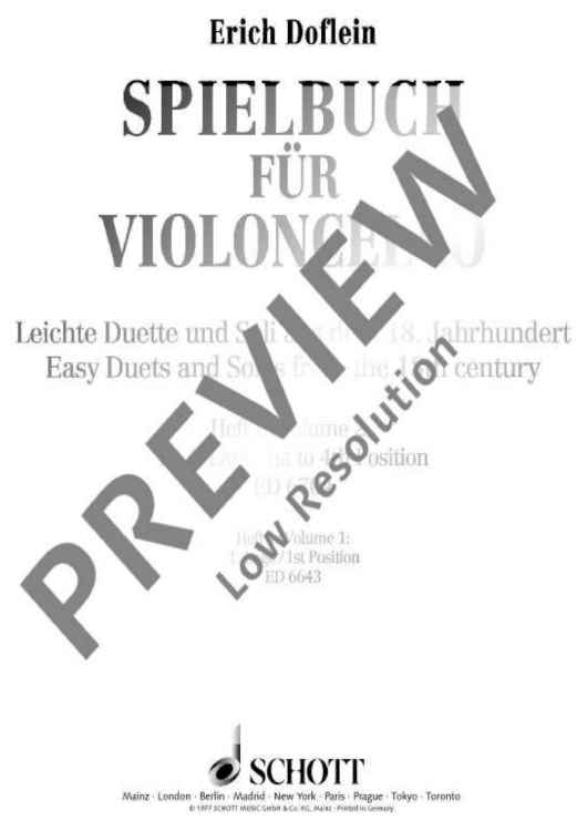 Playful book for violoncello - Performing Score