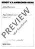 Auf verschleierten Schaukeln - Choral Score