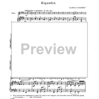 Rigaudon - from the Opera Dardanus