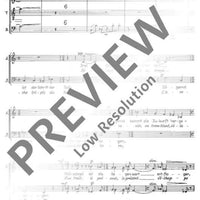Kantate Nr. 6 - Choral Score