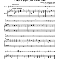 Ten Easy Hymns for Violin and Piano
