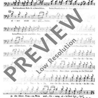 Dithyrambe - Bass I/ii