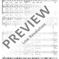 Der Rabe und der Fuchs - Choral Score