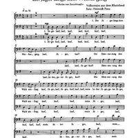 Vom edlen Jägerleben - Bass I / Ii