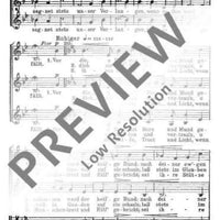 Trauungsgesang - Choral Score