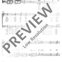 Bei meinem Liebchen wär' ich gern - Choral Score