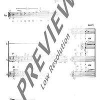 Three Poems for Ann Day - Score and Parts