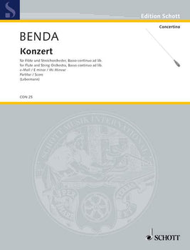 Concerto E Minor - Score