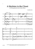 A Skeleton in the Closet for String Quartet and Invited Ghosts - Score