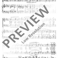 Kling auf, mein Lied - Score