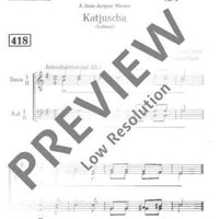 Vier russische Volkslieder - Choral Score