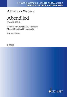 Abendlied - Choral Score