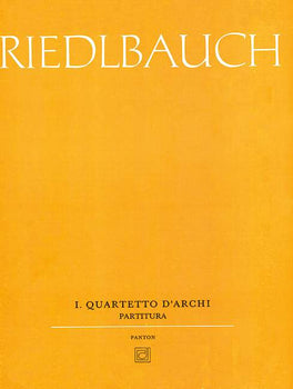 String Quartet No. 1 - Score