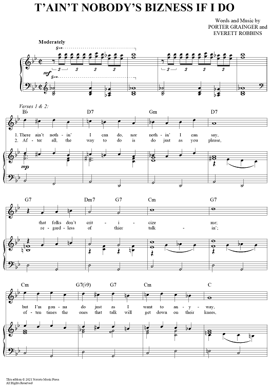 T'ain't Nobody's Bizness If I Do