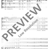 Lasst uns glauben - Choral Score