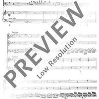 Concerto a quattro in D minor - Score and Parts