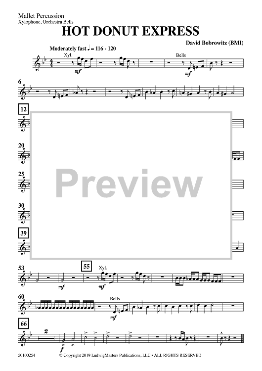 Hot Donut Express - Mallet Percussion