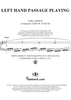 Left Hand Passage Playing