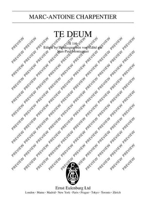 Te Deum - Full Score