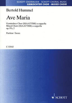 Ave Maria - Choral Score
