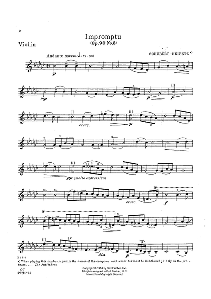 Impromptu (Op. 90, No. 3)
