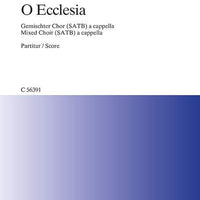 O Ecclesia - Choral Score