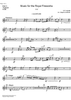 Music for the Royal Fireworks HWV 351 - Bb Trumpet
