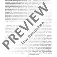 Brandenburg Concerto No. 5 D major - Full Score