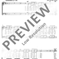 Bei meinem Liebchen wär' ich gern - Choral Score
