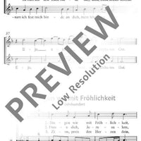 5 Weihnachtslieder - Choral Score