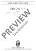 Preziosa - Full Score