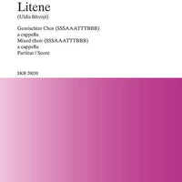 Litene - Choral Score