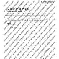 Songs Without Words - Score and Parts