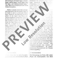 Art of Fugue - Full Score