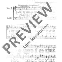 Das Weihnachtskonzert - Choral Score