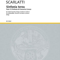 Sinfonia terza F major - Score and Parts