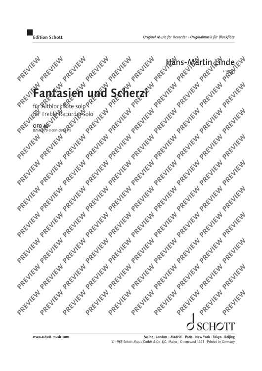 Fantasias and Scherzi