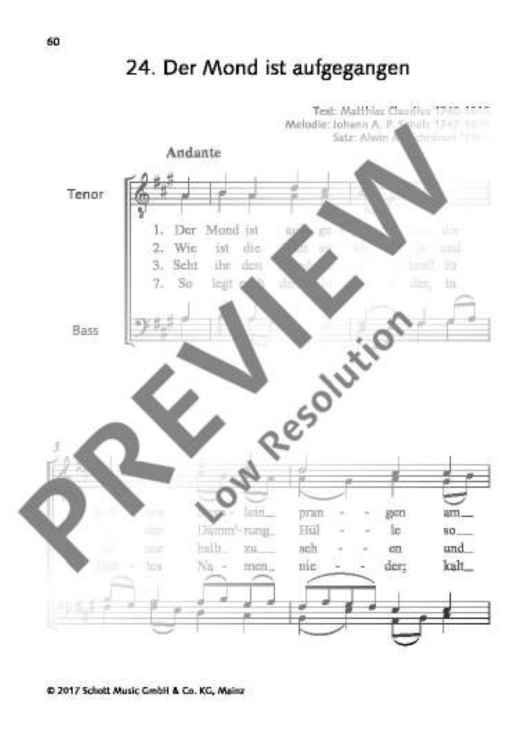 Der Mond ist aufgegangen