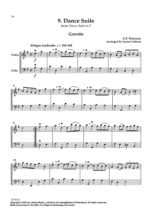 Dance Suite from Dance Suite in F