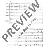 Sinfonia terza F major - Score and Parts