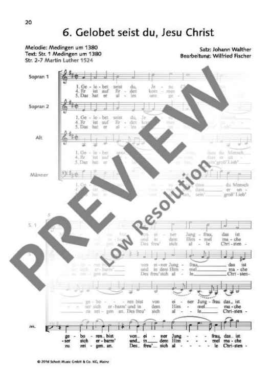 Gelobet seist du, Jesu Christ